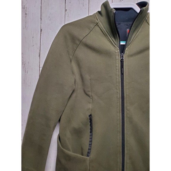 Nike Sportswear Tech Pack Fleece Jacket Women's XS Long Zip Up Olive Green - Picture 4 of 16